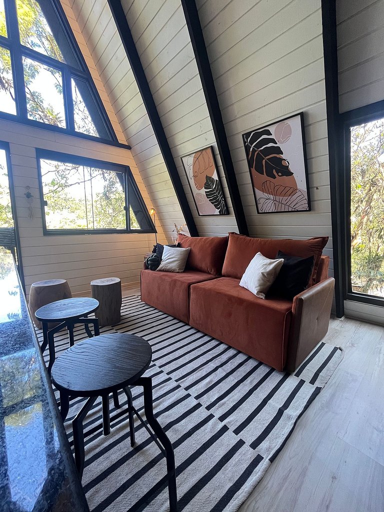 Cabana Encanto A-FRAME Com Cachoeira