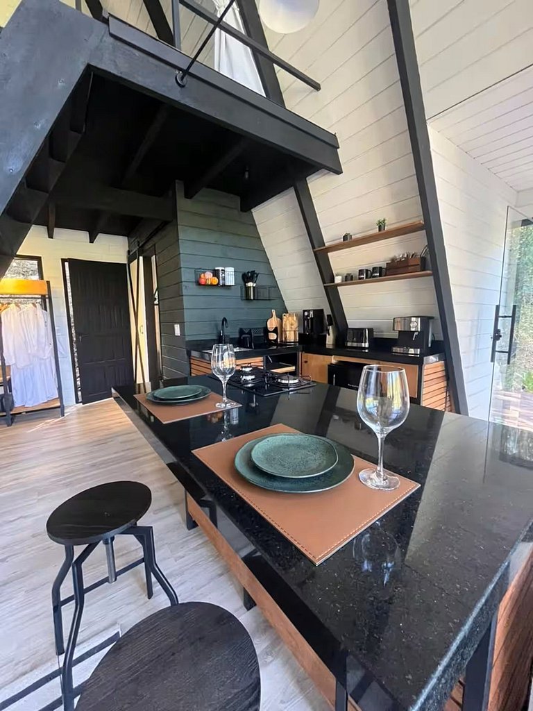 Cabana Encanto A-FRAME Com Cachoeira