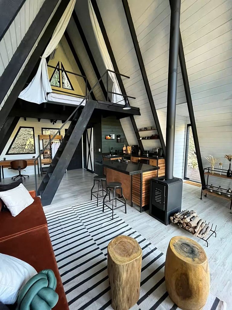 Cabana Encanto A-FRAME Com Cachoeira