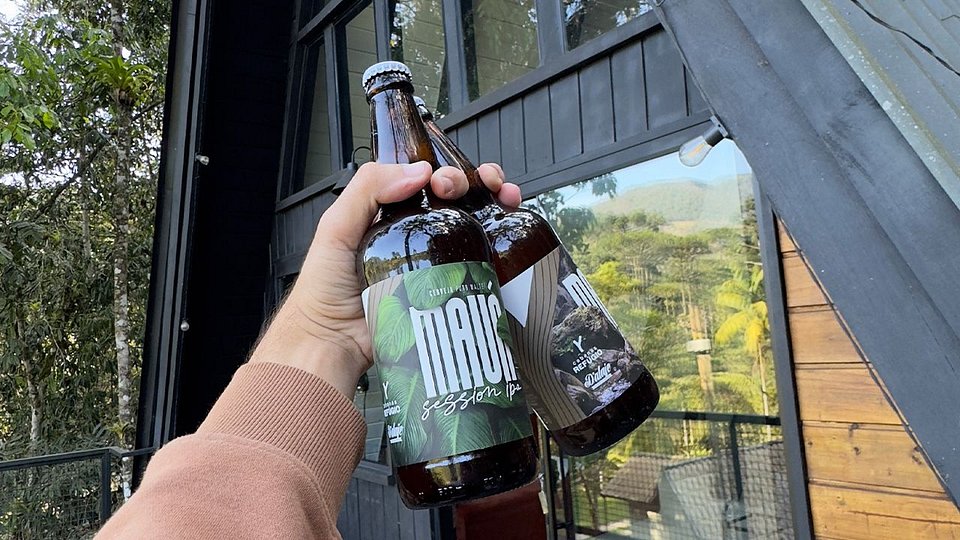 Cervejas Artesanais exclusiva do Refúgio Cabanas.